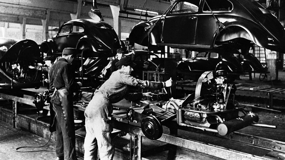 Chronik 1948: Achsen- und Getriebemontage