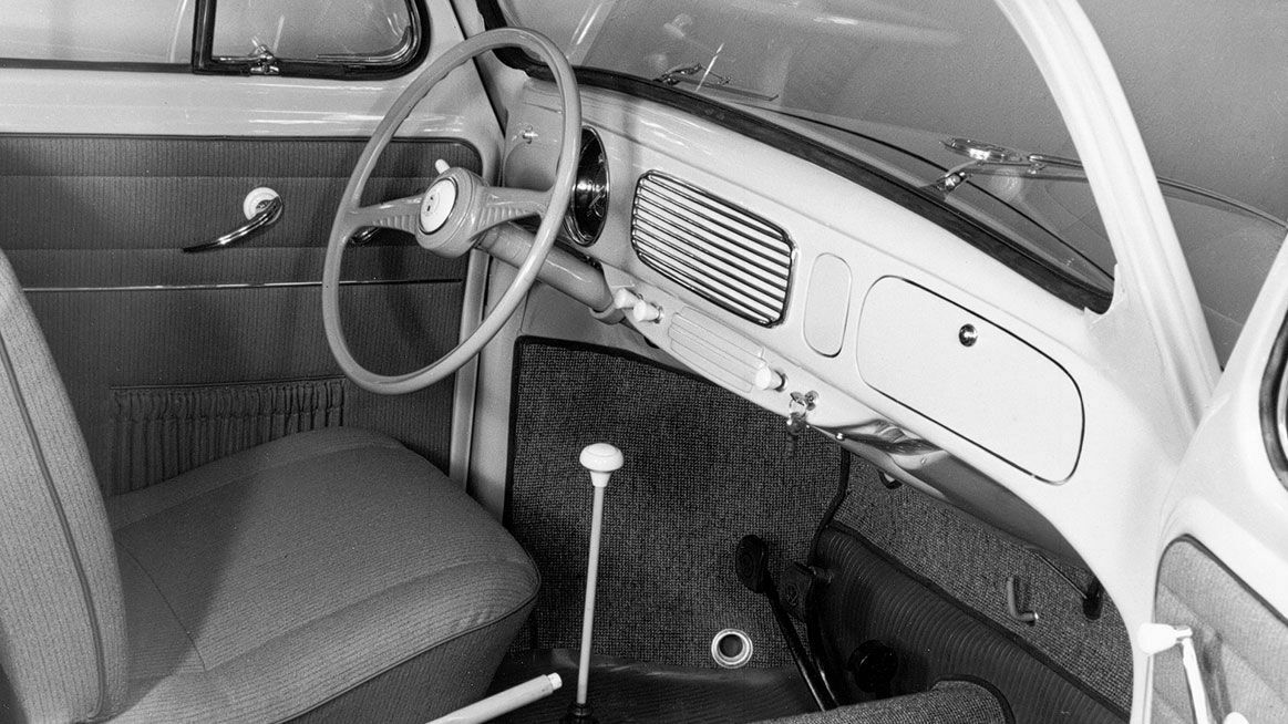 Chronik 1952: Innenraum der Limousine