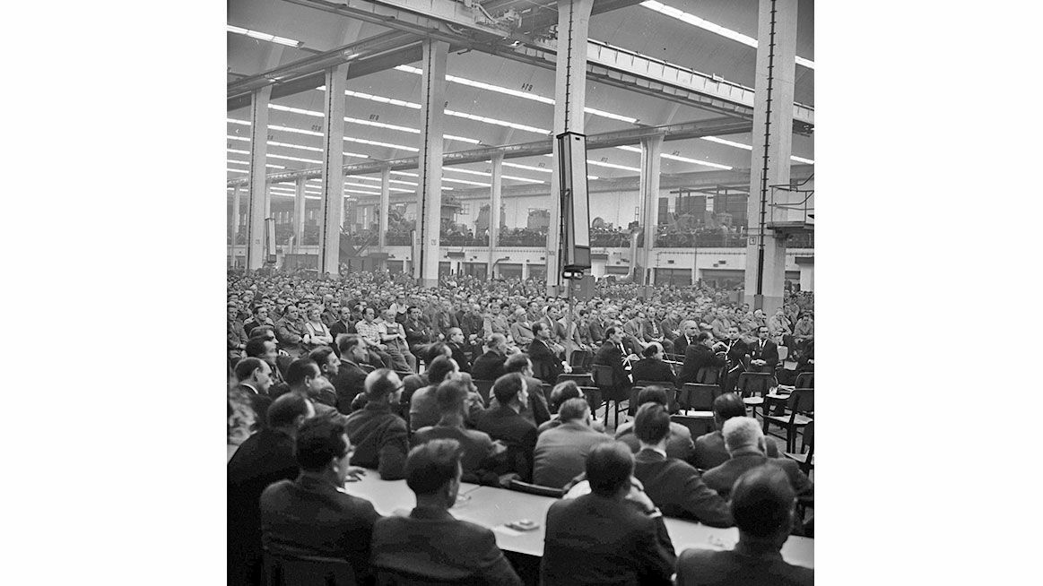 Chronik 1961: Betriebsversammlung