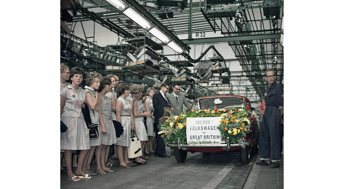 Chronicle 1963: 100,000th Volkswagen for the United Kingdom