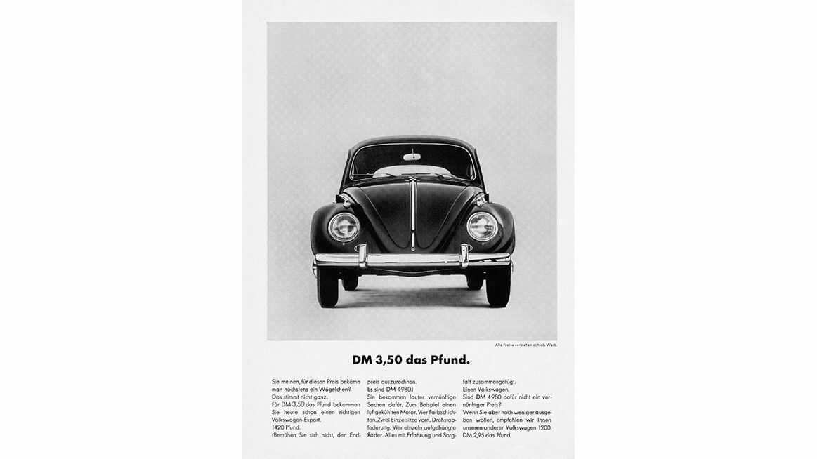 Chronicle 1963: Beetle ad