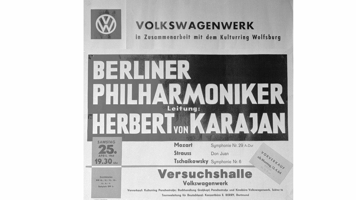 Chronik 1964: Karajan-Konzert
