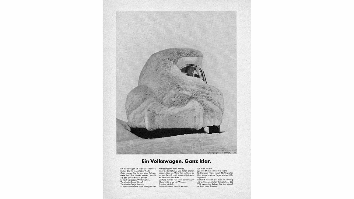 Chronik 1964: „Ein Volkswagen. Ganz klar.“