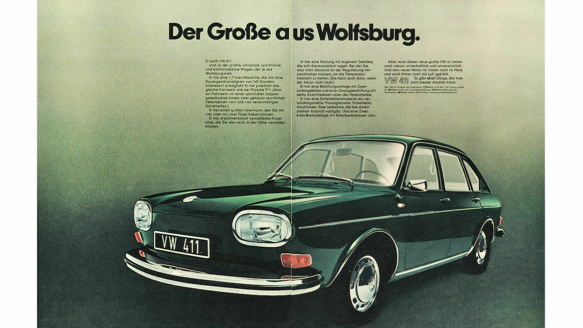 Chronicle 1968: VW 411 ad