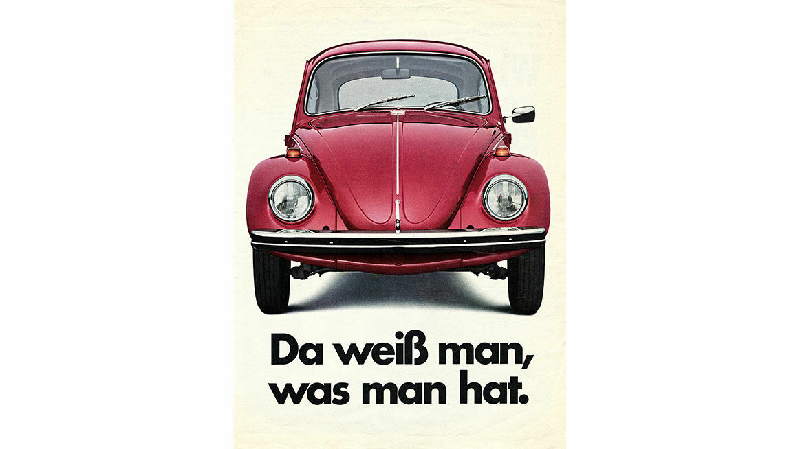 Chronicle 1969: Beetle ad