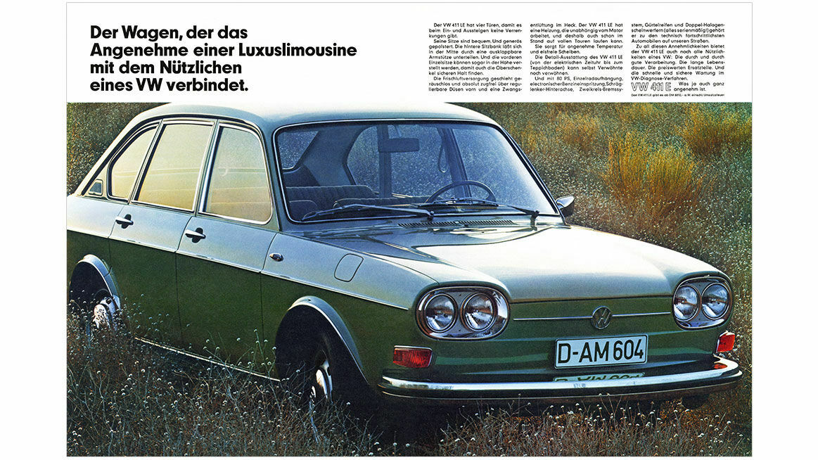 Chronicle 1970: VW 411 ad