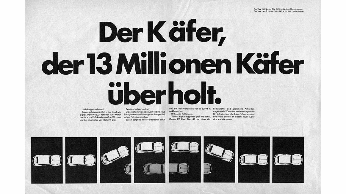 Chronicle 1971: Beetle ad