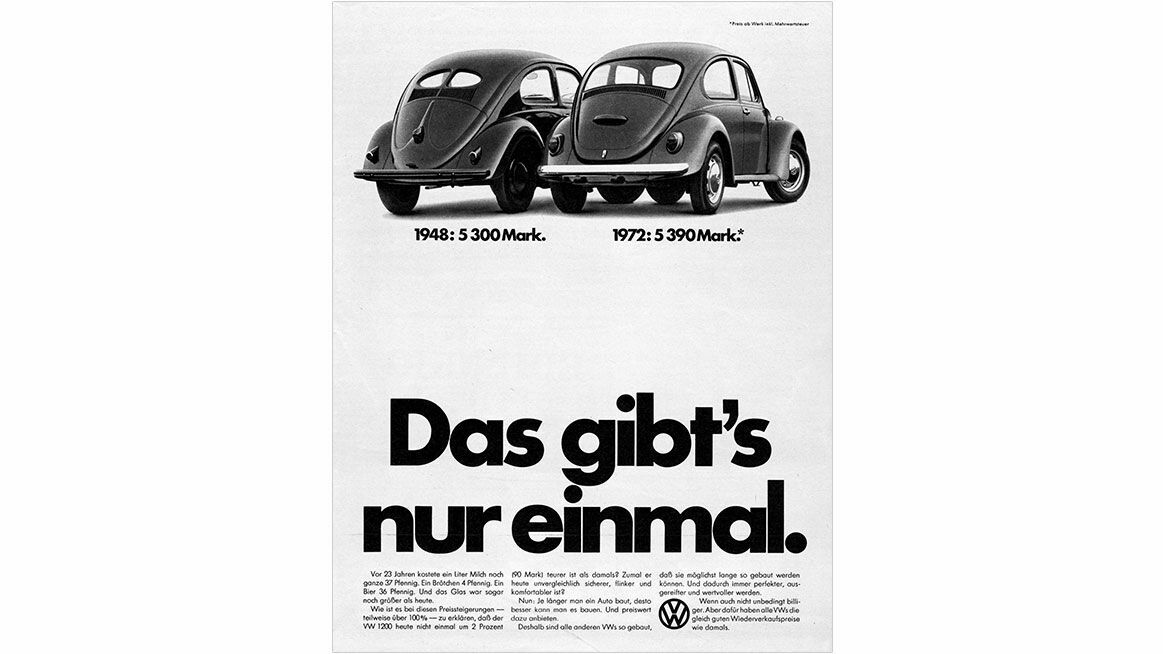 Chronicle 1972: Beetle ad