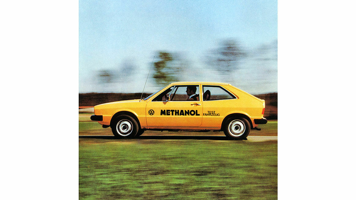 Chronik 1974: Scirocco mit Methanol-Antrieb