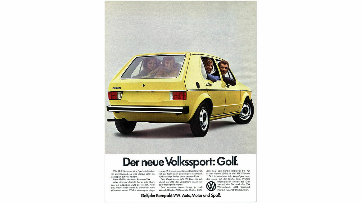 Chronik 1974: „Der neue Volkssport: Golf.“