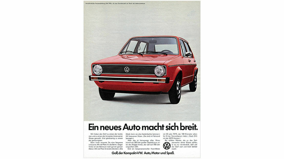 Chronik 1974: „Ein neues Auto macht sich breit.“