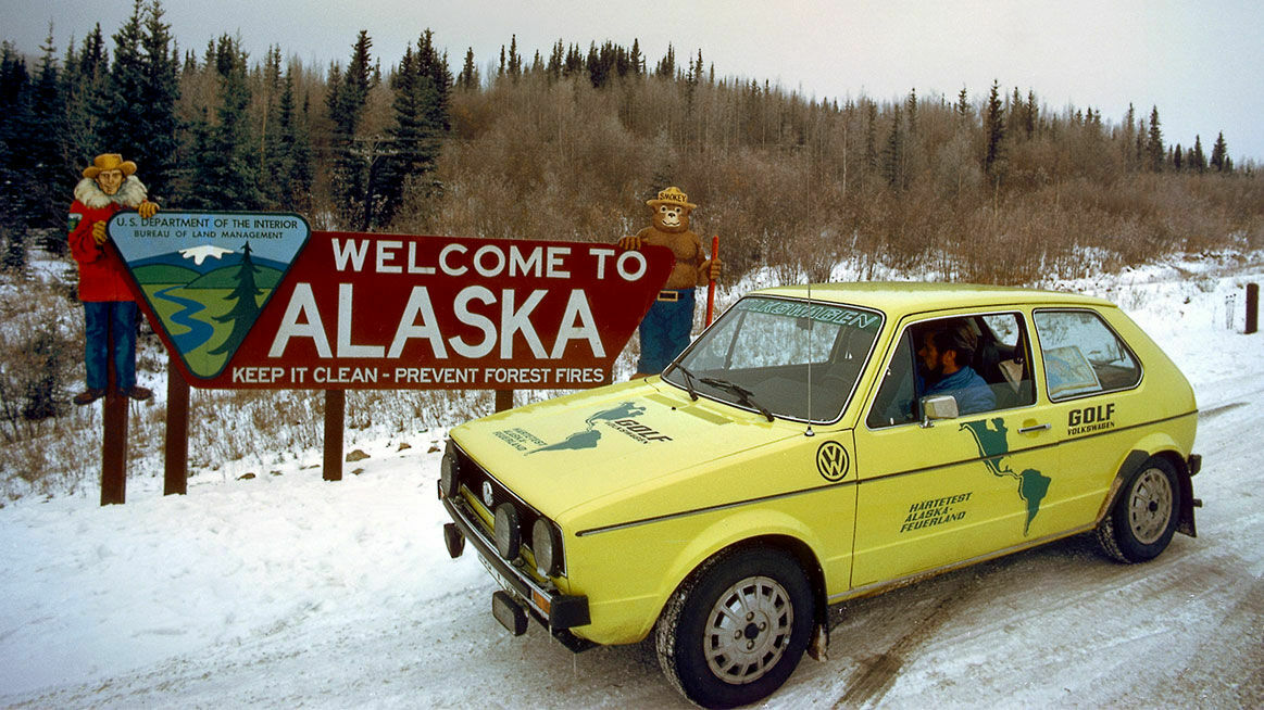 Chronicle 1975: Alaska-Tierra del Fuego endurance test for the Golf