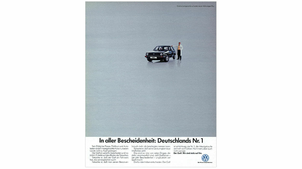 Chronik 1984: „In aller Bescheidenheit: Deutschlands Nr. 1.“
