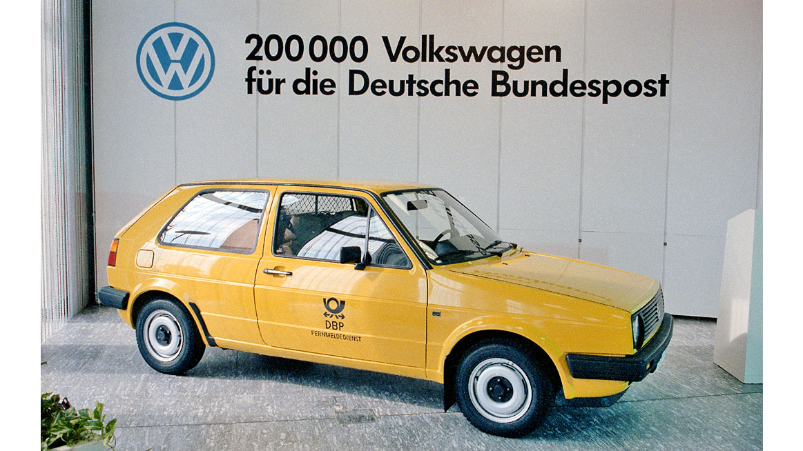 Chronik 1986: 200.000 Volkswagen für die Bundespost | Volkswagen Group