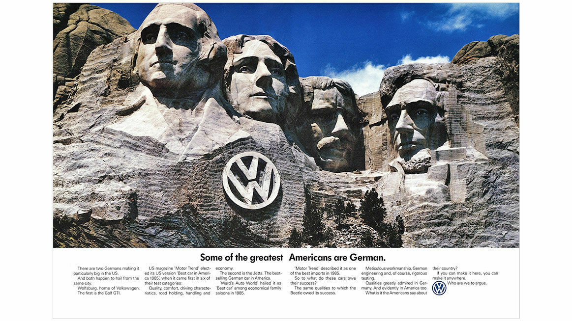 Chronicle 1986: Volkswagen ad