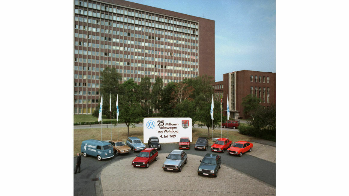 Chronik 1989: 25 Millionen Volkswagen aus Wolfsburg