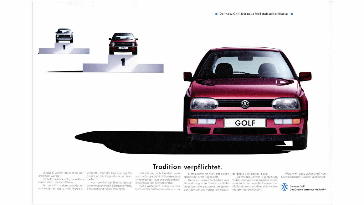Golf 3 GTI commercial brochure - VOLKSWAGEN (VW) Golf III / Vento