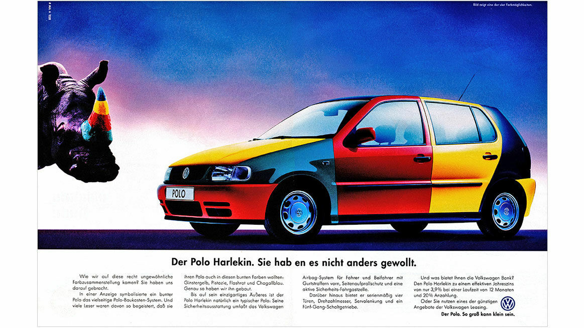 Chronik 1995: „Der Polo Harlekin. Sie haben es nicht anders gewollt.“