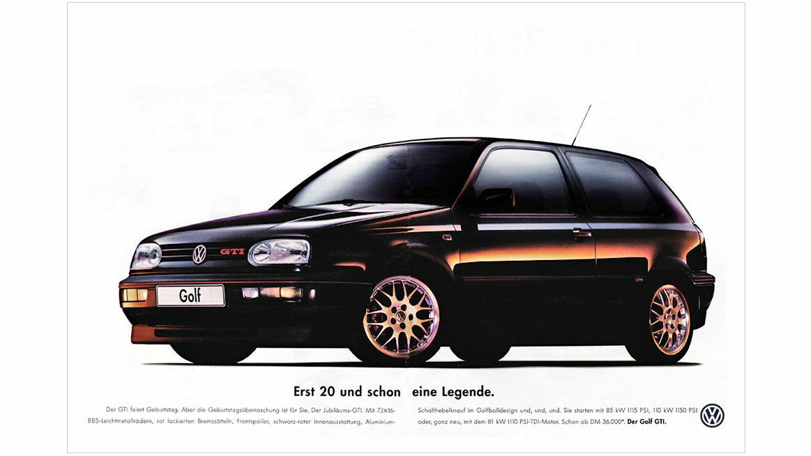 Chronicle 1996: Golf ad