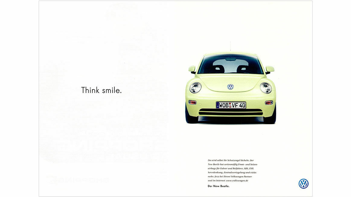 Chronik 1999: „Think smile.“