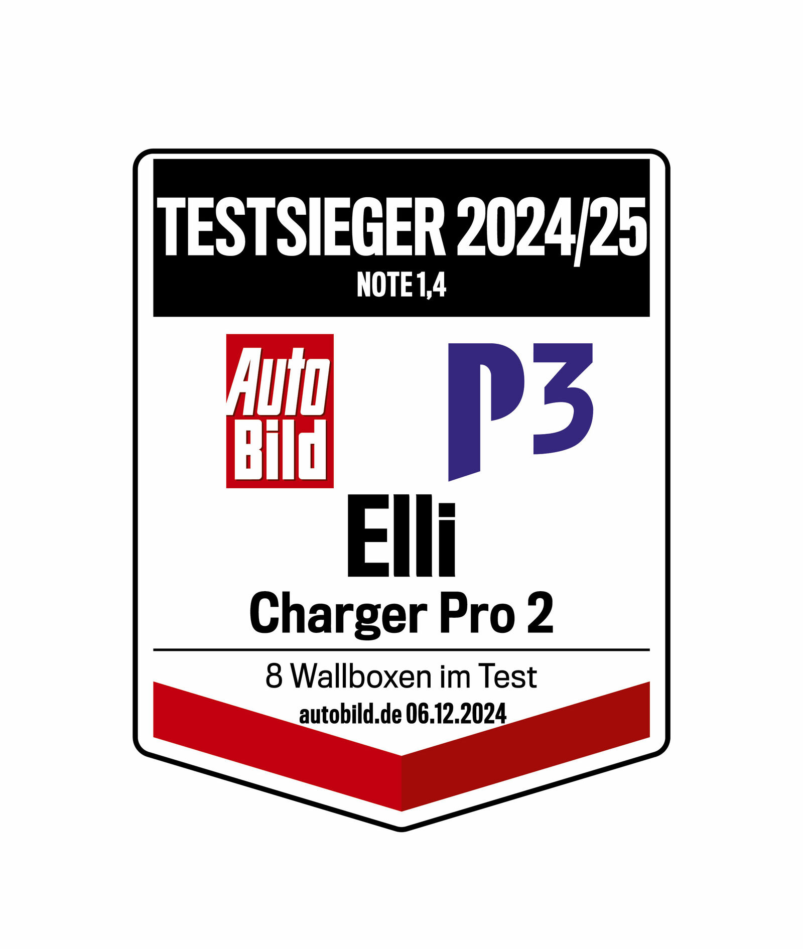 Testsieger 2024/25 - Ellie Charger Pro 2