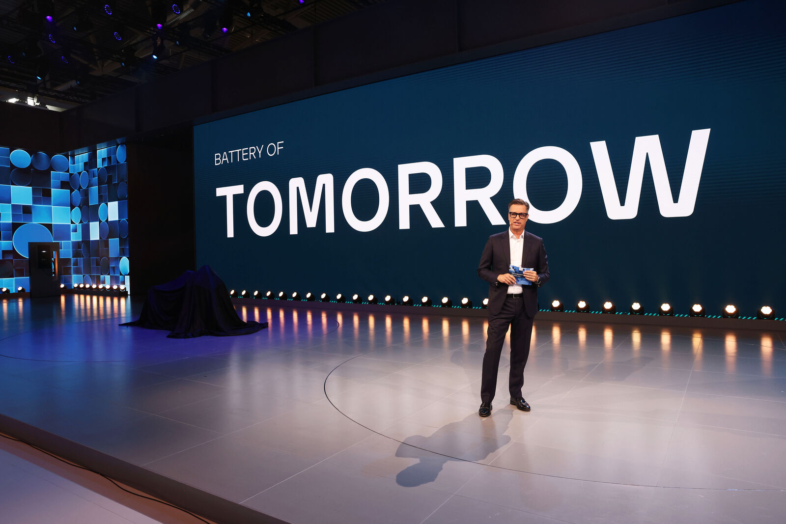 Thomas Schmall (Konzernvorstand Technik) auf der Pressekonferenz der Volkswagen Group Technology