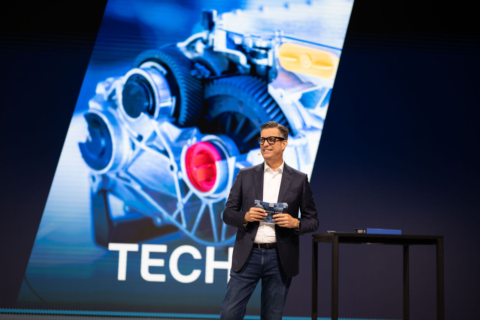 Thomas Schmall at the IAA Mobility during the Group Technology "Power Hour"