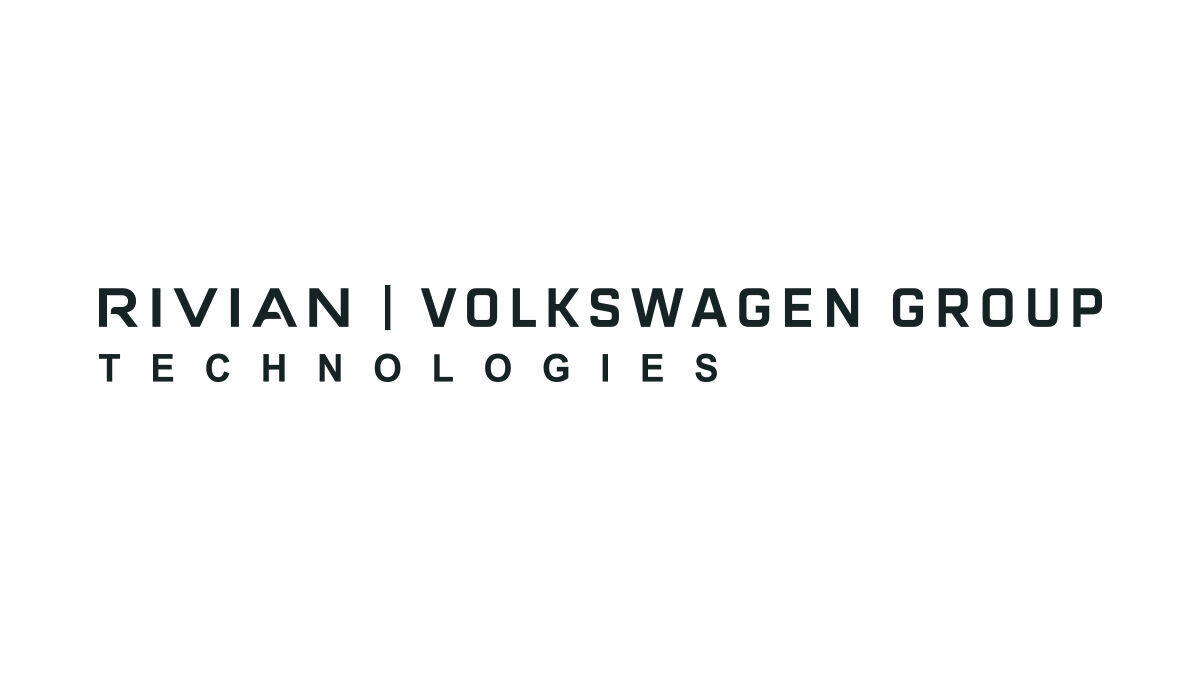 Rivian Volkswagen Group Technologies Logo