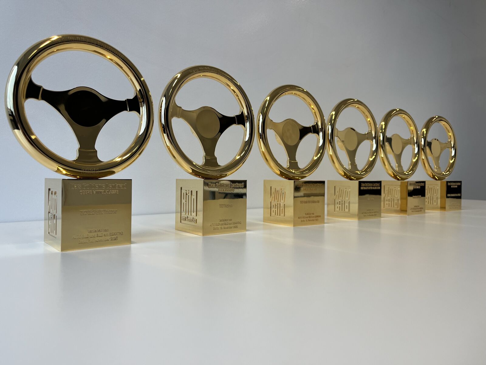 Sechs Goldene Lenkräder für die Volkswagen Group – ein starkes Signal der erfolgreichen Produktoffensive