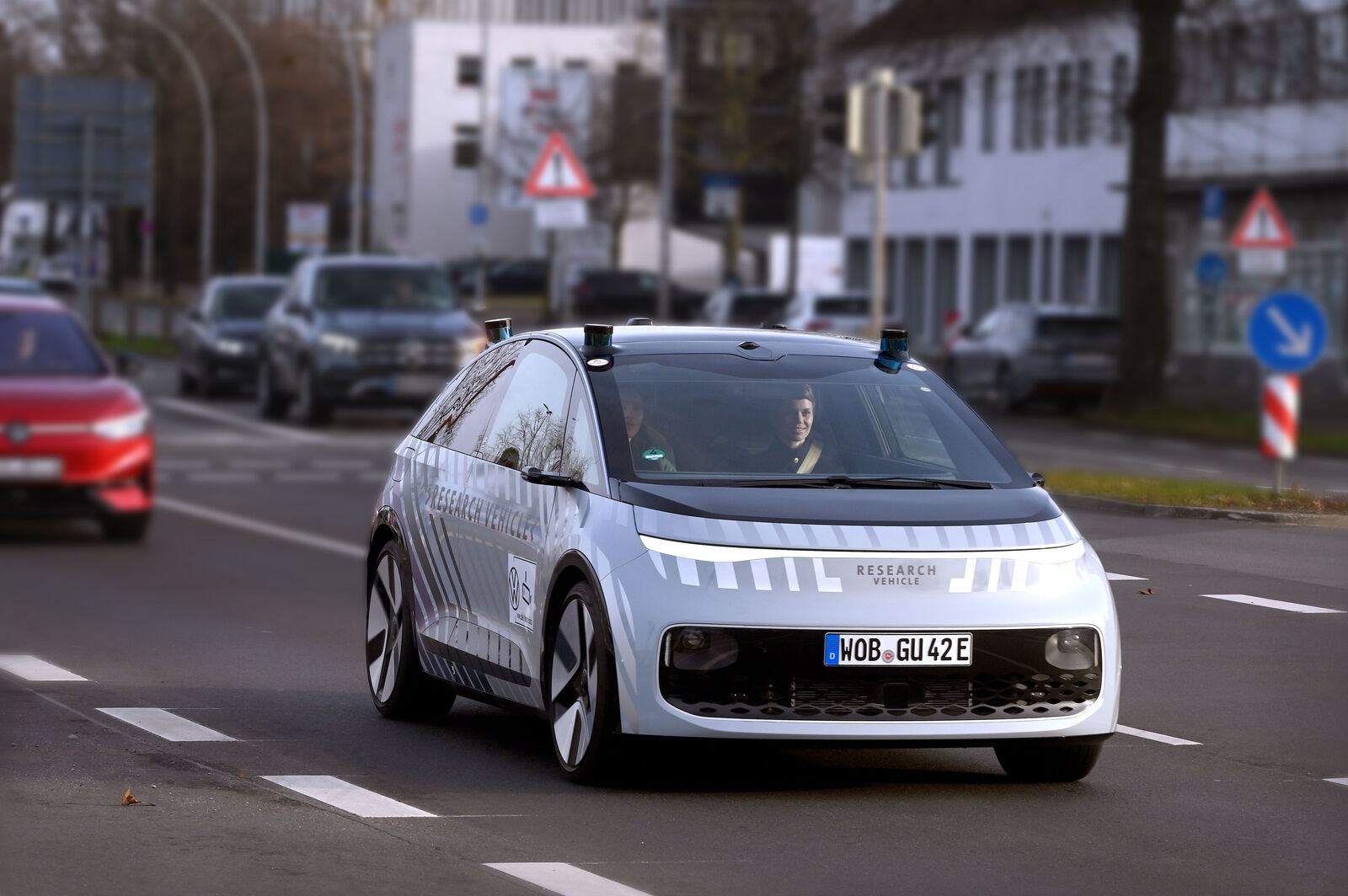 Volkswagen Group launches autonomous vehicle testing with its Gen.Urban in Wolfsburg