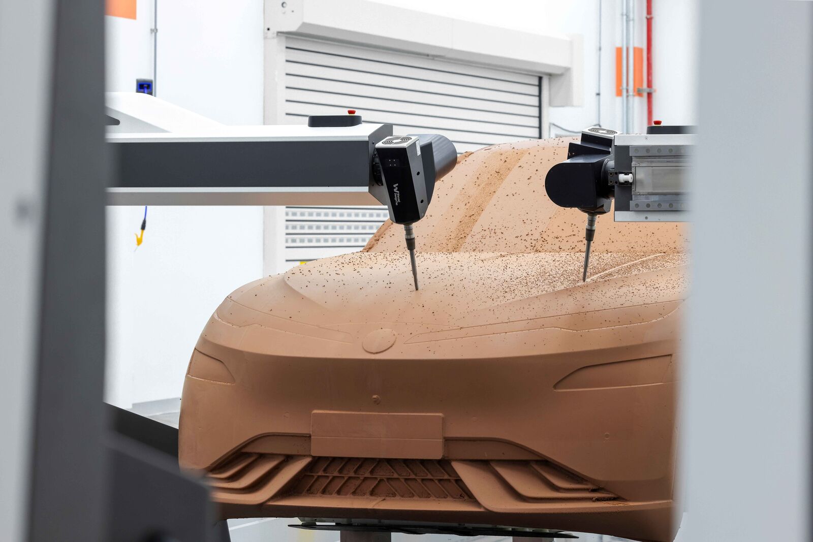 Clay-Modell-Werkstatt: Herstellung des physischen Modells des ID. Evo