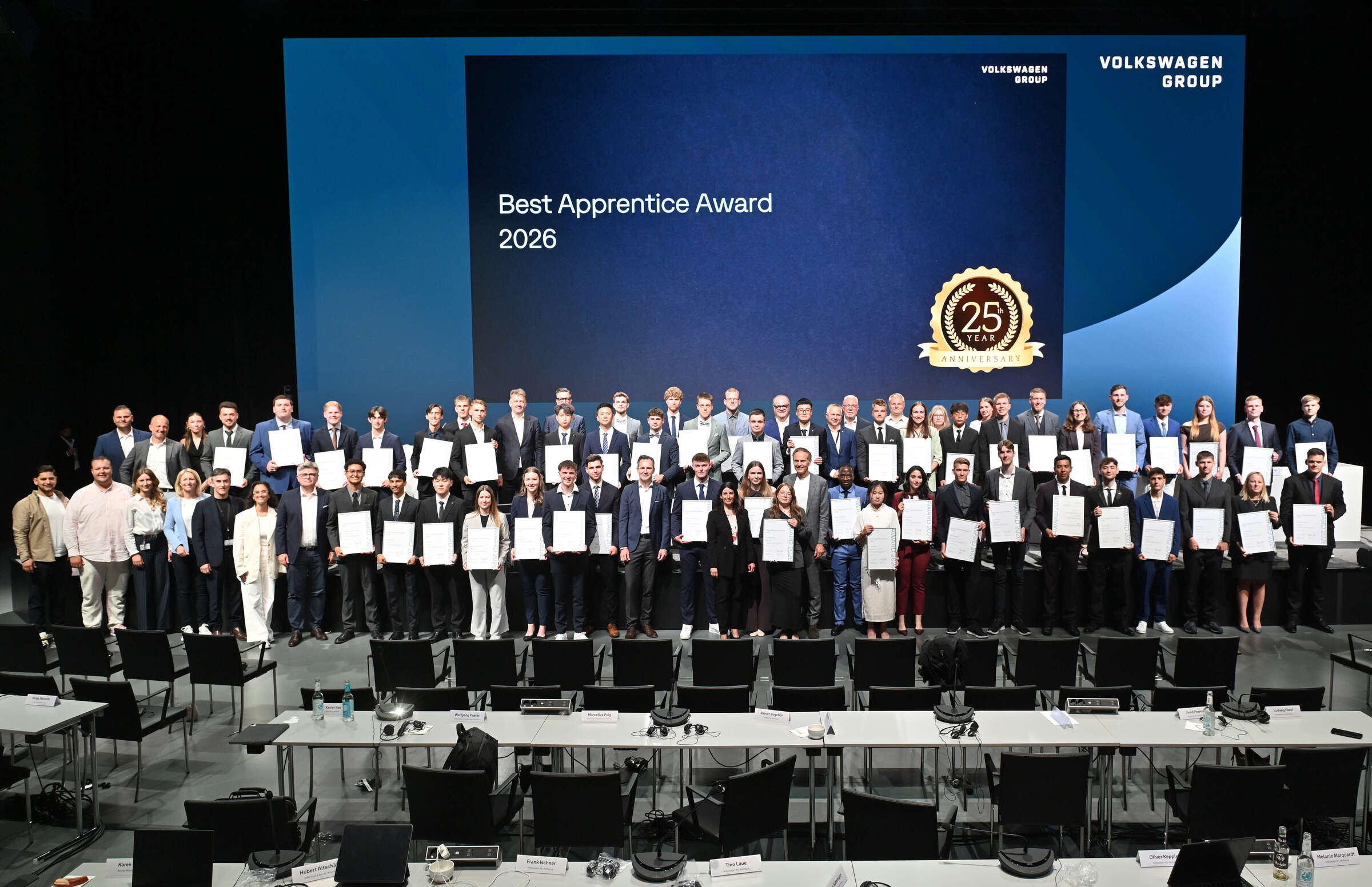 For 25 years: Volkswagen Group has been recognizing its top young talent worldwide
