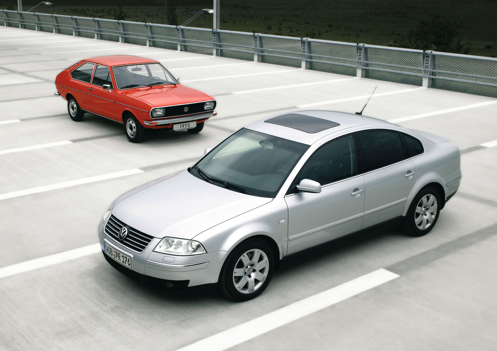 13 Million Passats: Volkswagen Passat B1, 1973, and Volkswagen Passat B5,  2003