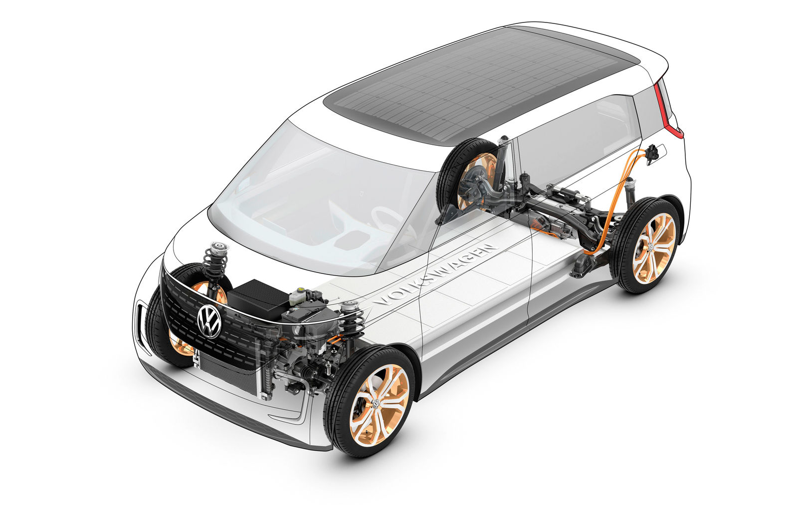 CES Las Vegas 2016 - Volkswagen concept car BUDD-e