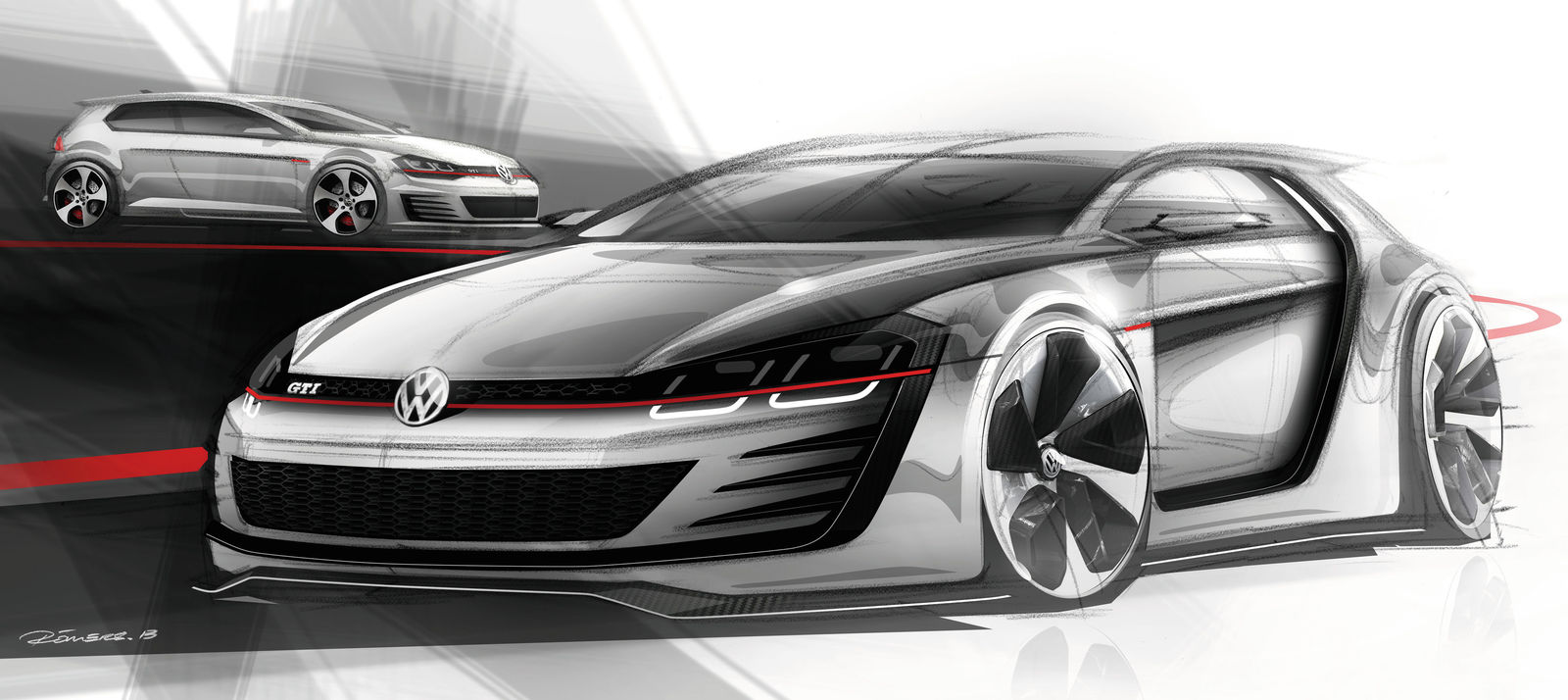 Volkswagen Studie ?Design Vision GTI?