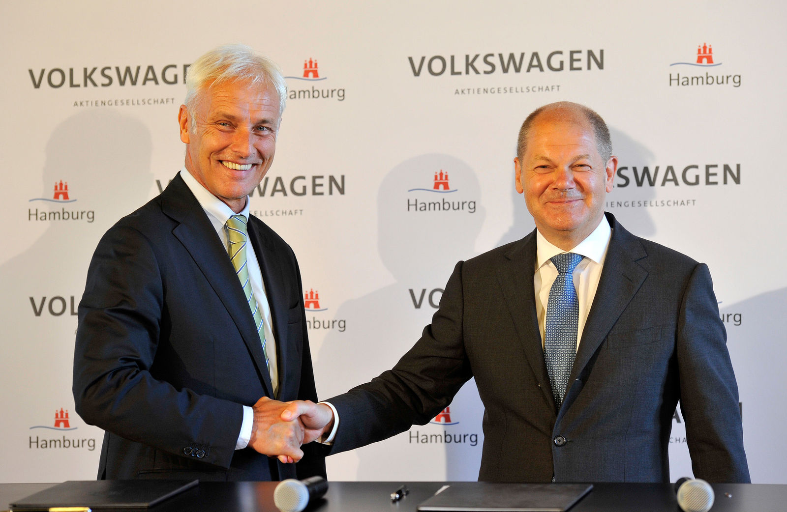 Hamburg and Volkswagen agree strategic mobility partnership