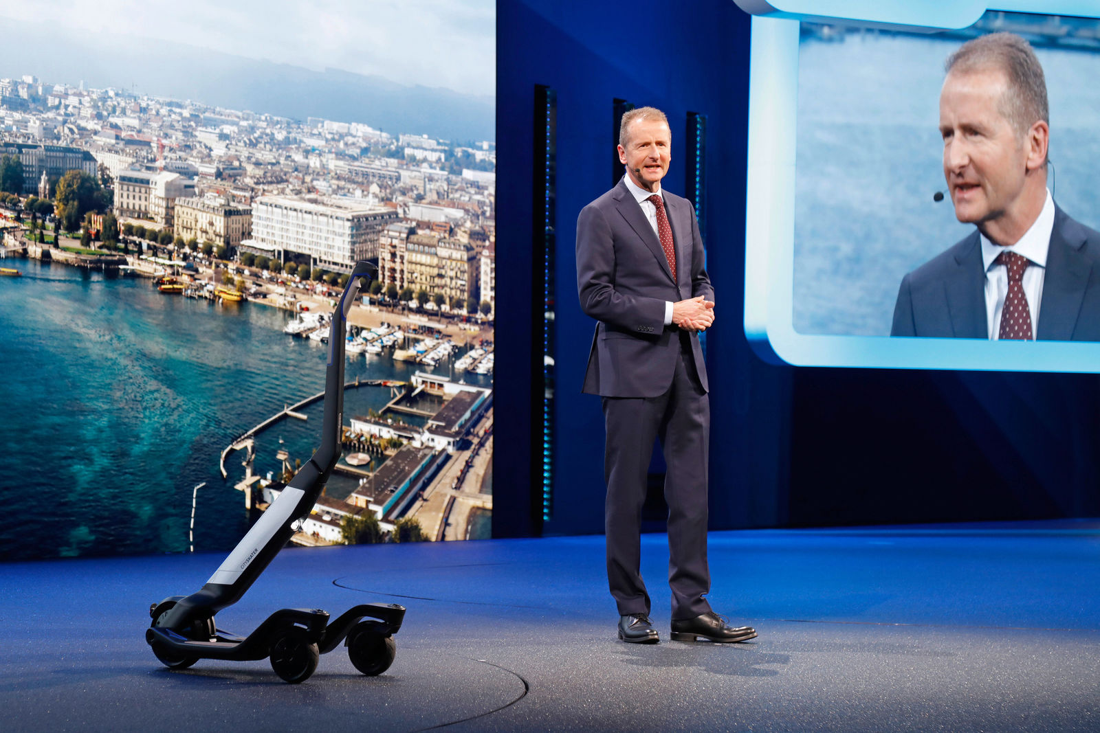 Volkswagen press conference, Geneva International Motor Show 2018