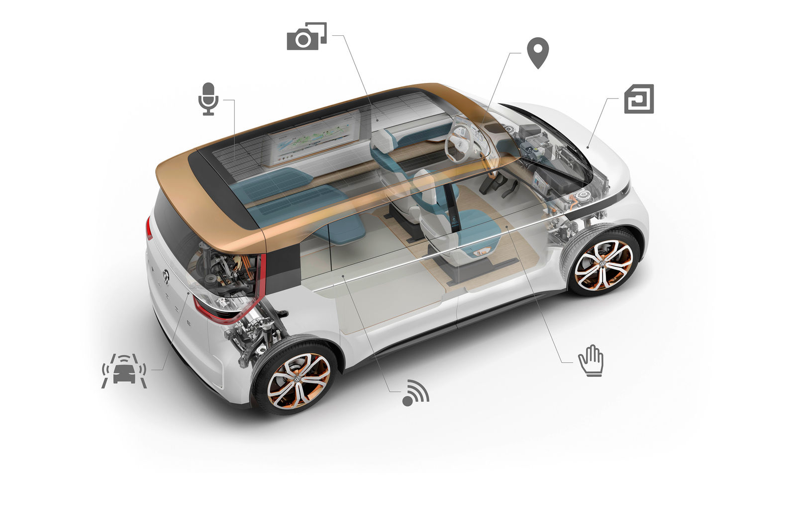 CES 2016 in Las Vegas – Volkswagen Studie BUDD-e