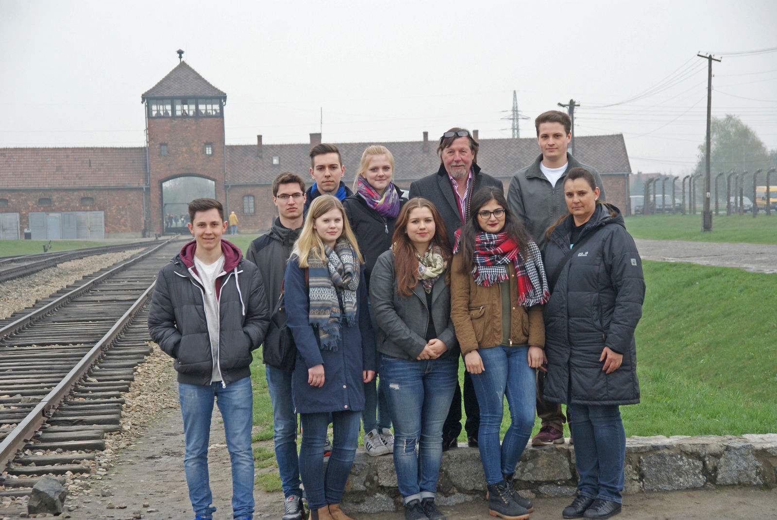 These apprentices worked at the Auschwitz memorial site: