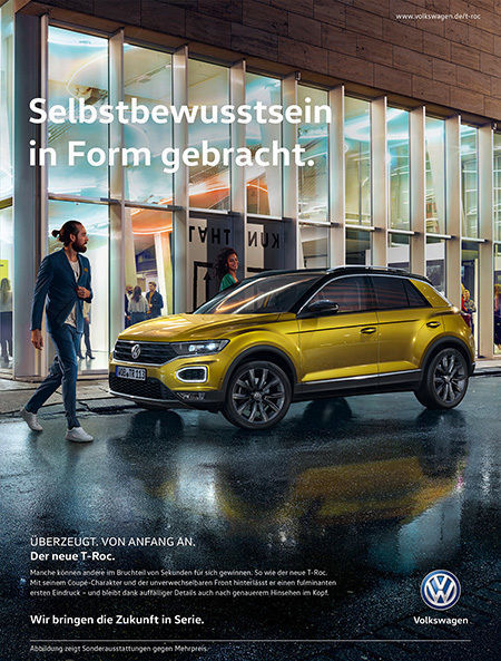 Volkswagen startet internationale Marketingkampagne für neuen T-Roc