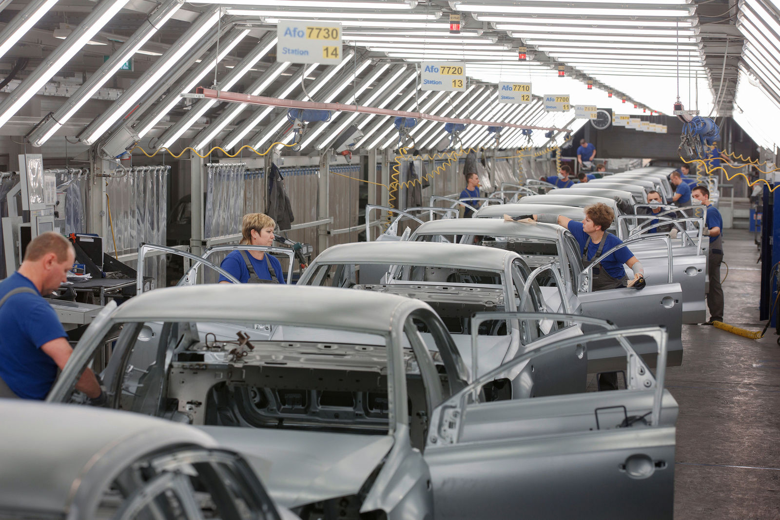 Volkswagen Group Rus factory in Kaluga