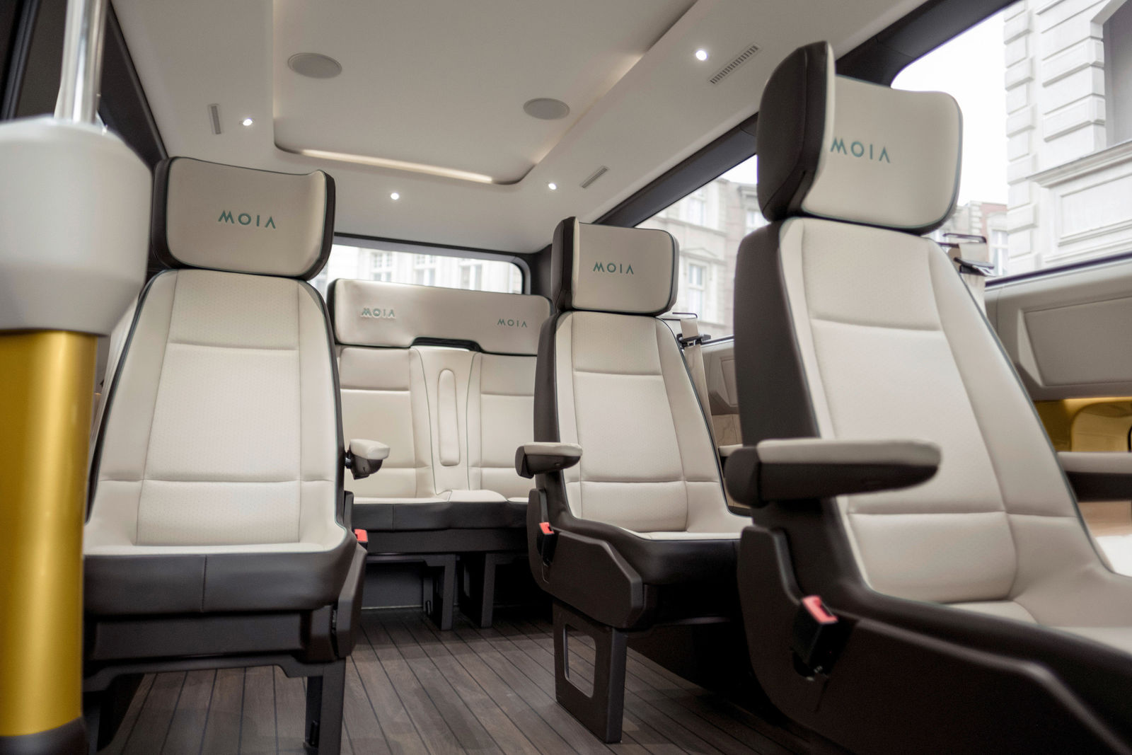 MOIA presents ride pooling concept with world's first electric ridesharing car