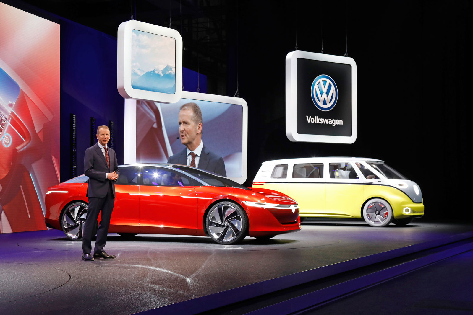 Volkswagen press conference, Geneva International Motor Show 2018