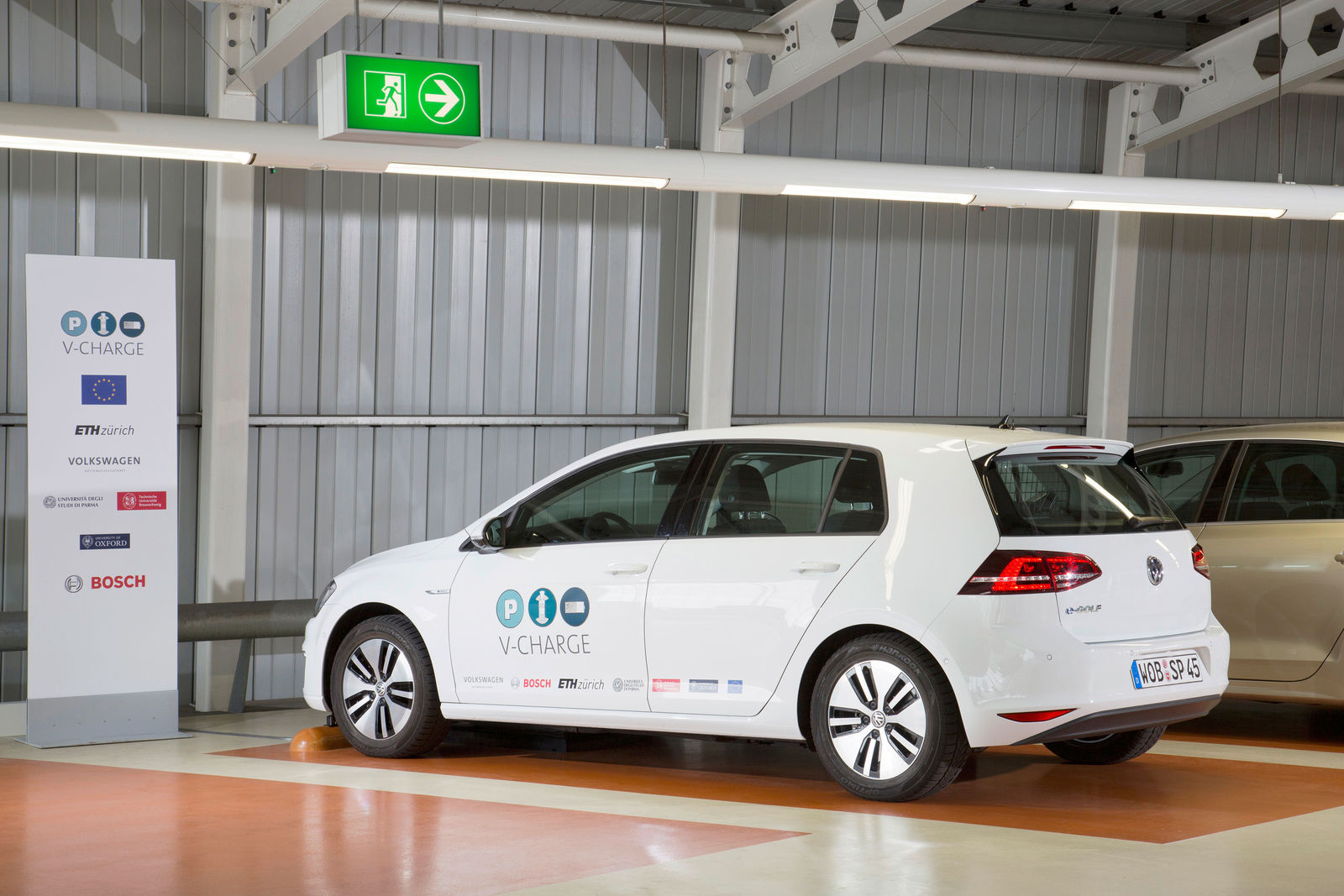 V-Charge - Automated valet parking and charging for e-mobility