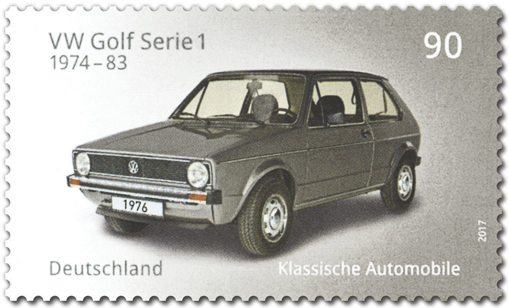 Sondermarke „VW Golf Serie 1"