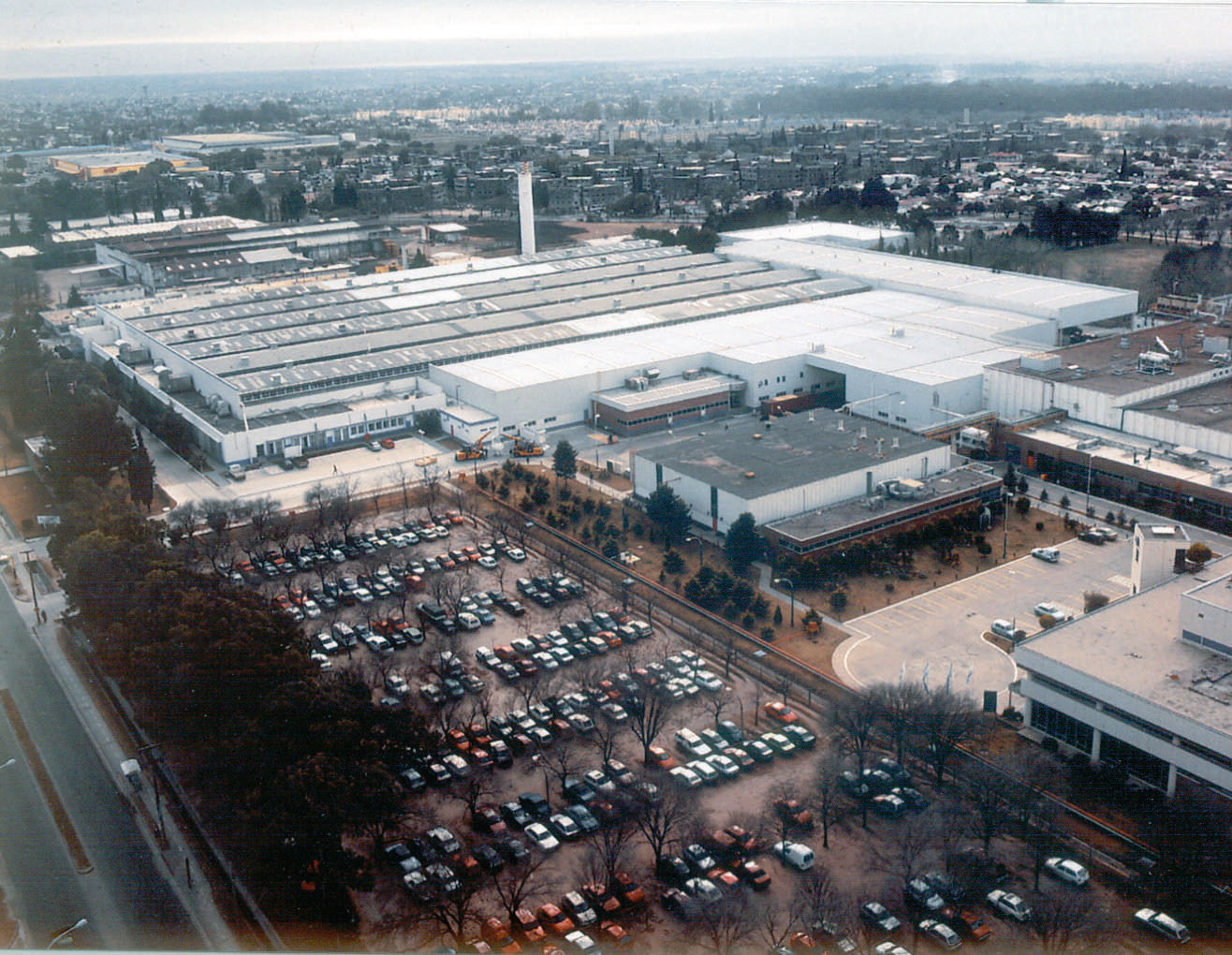 Luftansicht von Volkswagen Argentina Standort Cordoba