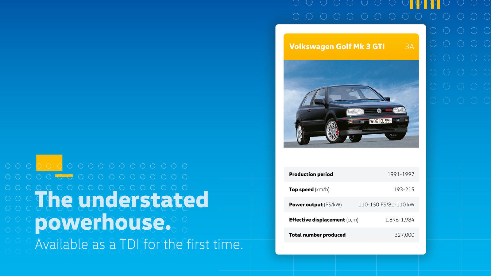Volkswagen Golf Mk 3 GTI