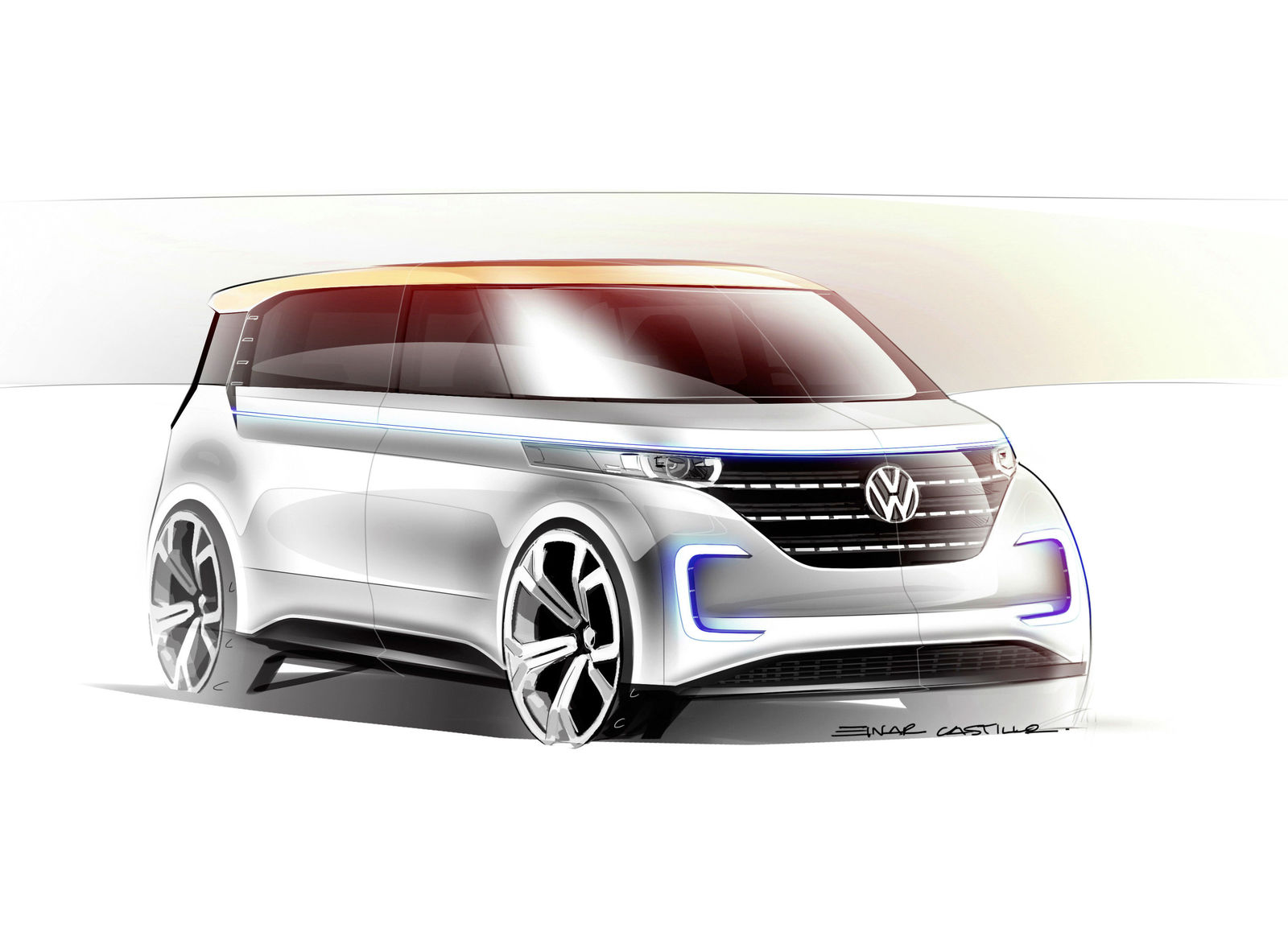 CES 2016 in Las Vegas – Volkswagen Studie BUDD-e