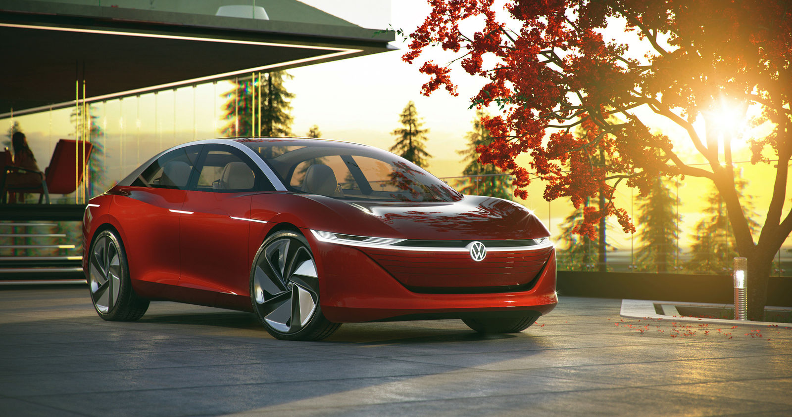 Volkswagen concept car ID. VIZZION