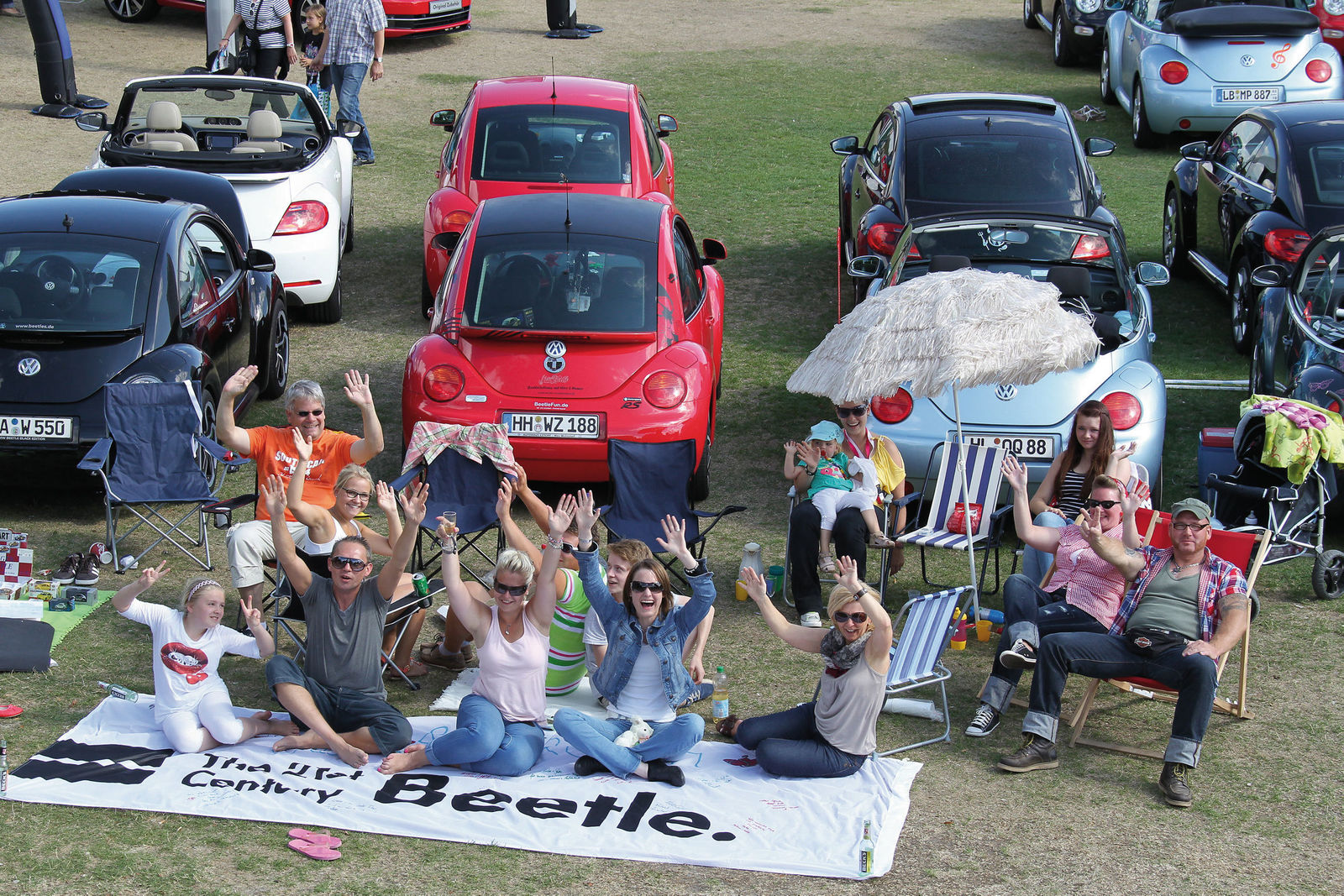 Celebrating Fans of the Beetle at Beetle Sunshinetour 2013